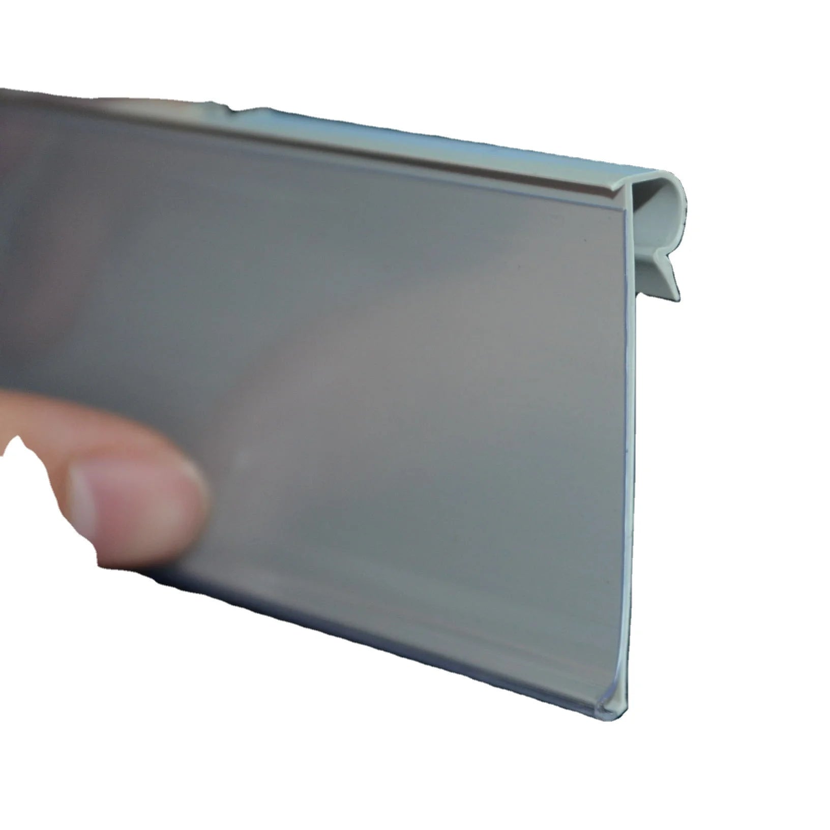 plastic strip label holder shelf talker hook clip for shelf