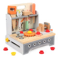 Wooden Work Tool Bench Intellectual Pretend Toy for Children Wooden Tools Toy