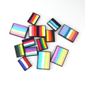 Professional Aqua Painting UV Neon Rainbow Acrylic Box Easy Multiple Wet Cake 30g Bodypaint for Face Water Activated