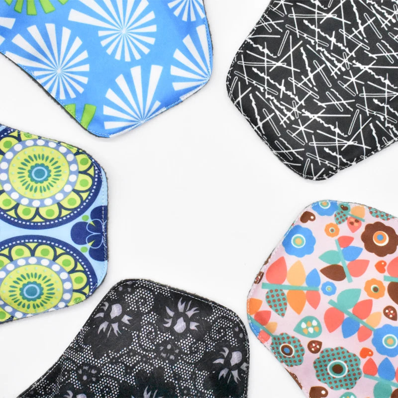 Private Label Organic Washable Reusable Cloth Sanitary Napkins Menstrual Pads