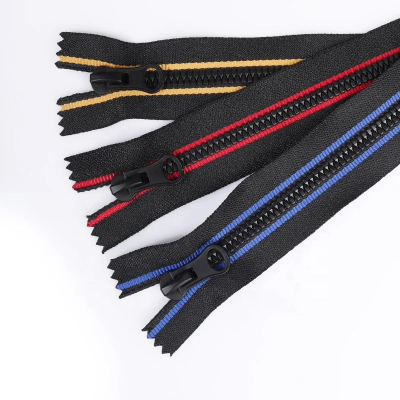Wholesale Custom Luxury Colorful Corn Teeth Resin Zip Jacket Plastic Zipper for Clothing Bags