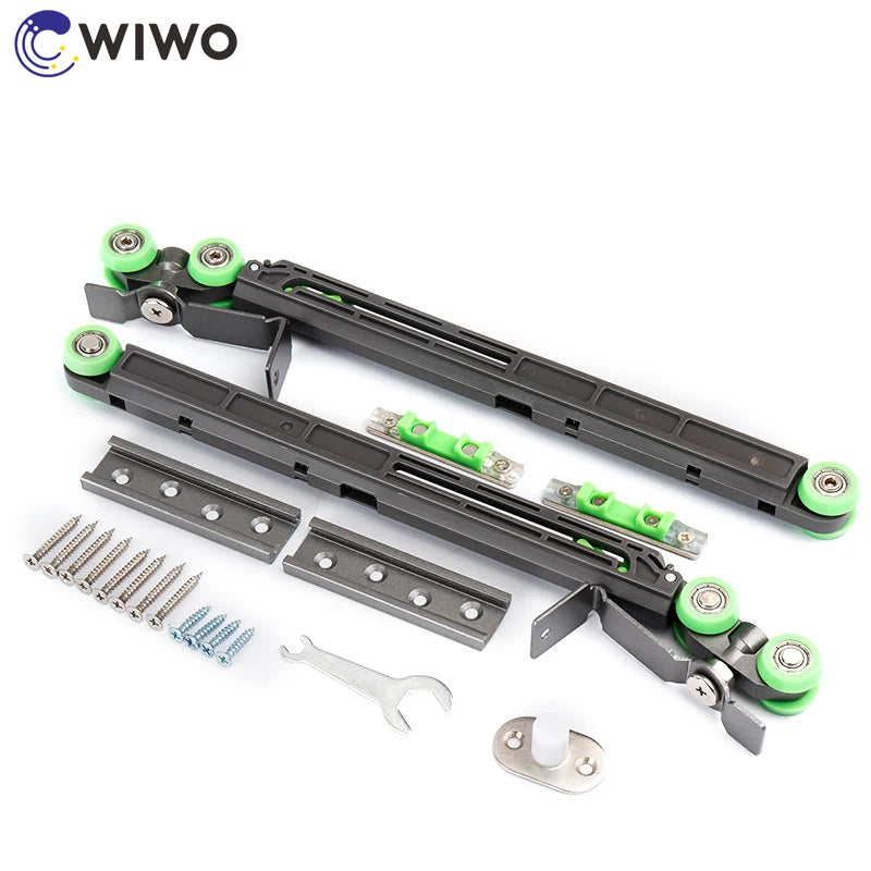 Smooth Bearings Industrial Sliding Door Hardware Kit Heavy Duty Corrosion Resistant Bulk Supply