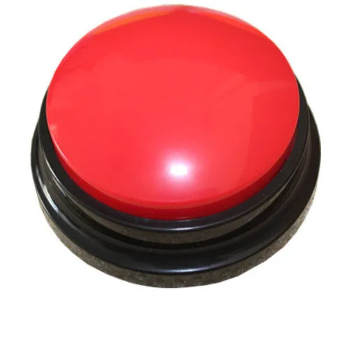 Personalized Sound Buzzers Recordable Answer Buzzers Talking Button Communication Dog Training Button