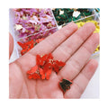 100Pcs/Bag 14*14MM Colorful Alloy Butterfly Charms Pendants for Earring Bracelet Necklace Jewelry Making Dangles DIY