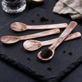 Customize Logo Pink Exquisite Natural Mother of Pearl Shell Spoon for Caviar