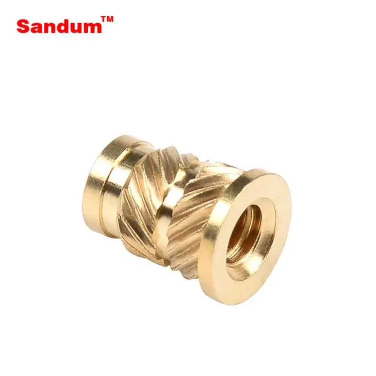 Electric Industrial Appliance Knurl Brass Insert Nuts Stainless Steel Threaded Inserts for Plastic