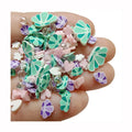 Mixed Crystal Beads Shell Slices Polymer Hot Clay Sprinkles for Slime Filling DIY Tiny Cute Plastic Klei Accessories