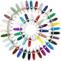 Wholesale Natural Crystal Jewelry Crystal Necklace Healing Hexagonal Quartz Chain Excluded