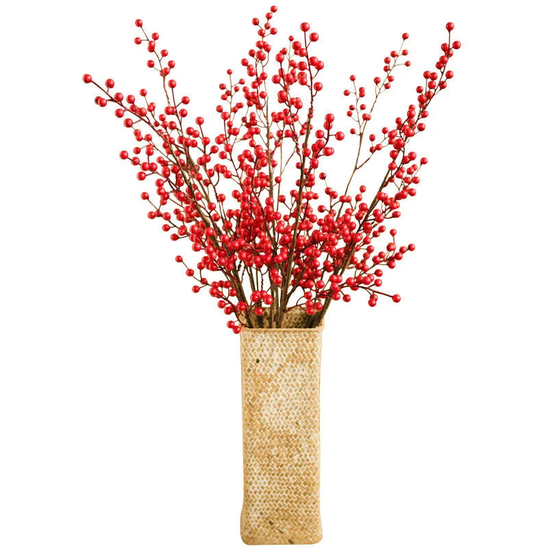 2024 Hot Selling Artificial Foam Christmas Decorative Berry Fruit Picks