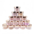 Nails Supplies Salon Professional Custom 3-in-1 Non-Toxic Acrylic Dip Powder 28g/1oz Glitter & Chrome Powder Set for Nail