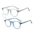 Vintage Color Changing Women Eyeglasses Custom Logo Trend Outdoor Photochromic Round Acetate Optical Glasses Frames