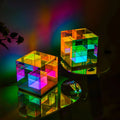 Hot Sale Led Night Light Magic Cube Table Lamp Rgb Bedroom Acrylic Square Infinity Cube Lamp