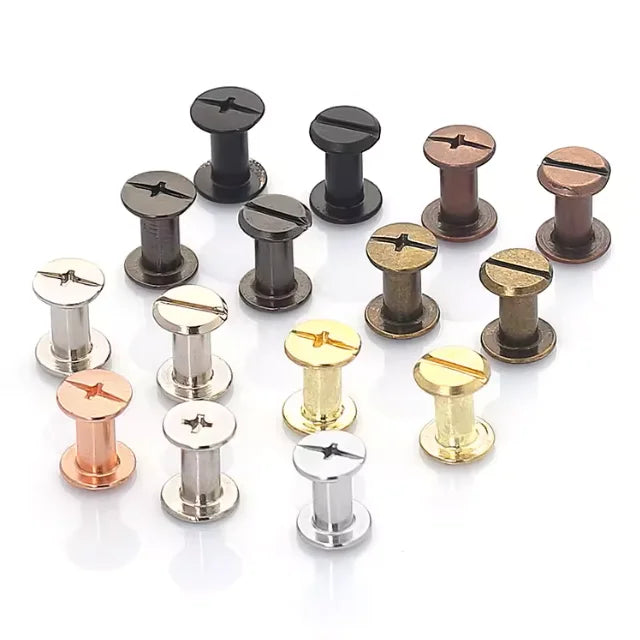 M3 M4 Metric Steel Slotted Head Post Screws with Plating Class 4 Binding Post