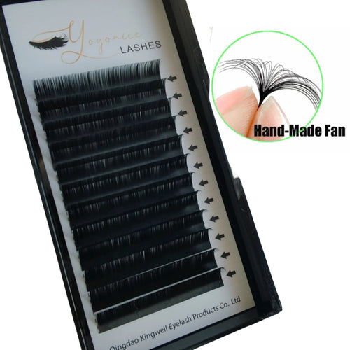 0.03-0.25mm C/D Curl Mink Eyelash Extension Fluffy Volume Lash Individual Eyelashes Premium Fake Lashes