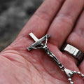 SS8-082P Steel Soldier Stainless Steel I Nverted Jesus Cross Pendant for Men High Quality Wholesale
