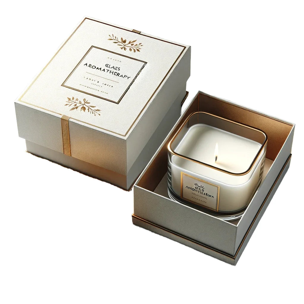 Customized Digital Printing Biodegradable Square Rigid Paperboard Heaven and Earth Box Packaging for Candle Perfume Gift