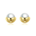 CZCITY Earing Small Fashion Hot Sale Free Shipping Lady Stud Designer Korean Pearl Gold Statement Earring