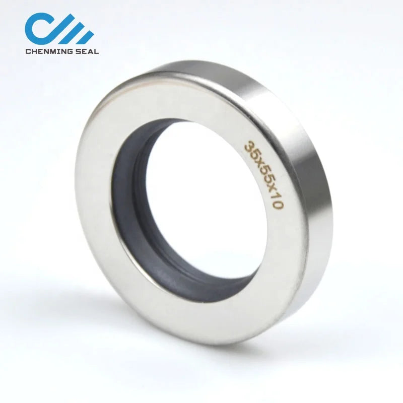 Ceimin 35*55*10 PTFE Lip Oil Seal With Stainless Steel Housing Single Lip and Dual Lip Screw Air Compressor Spare Parts