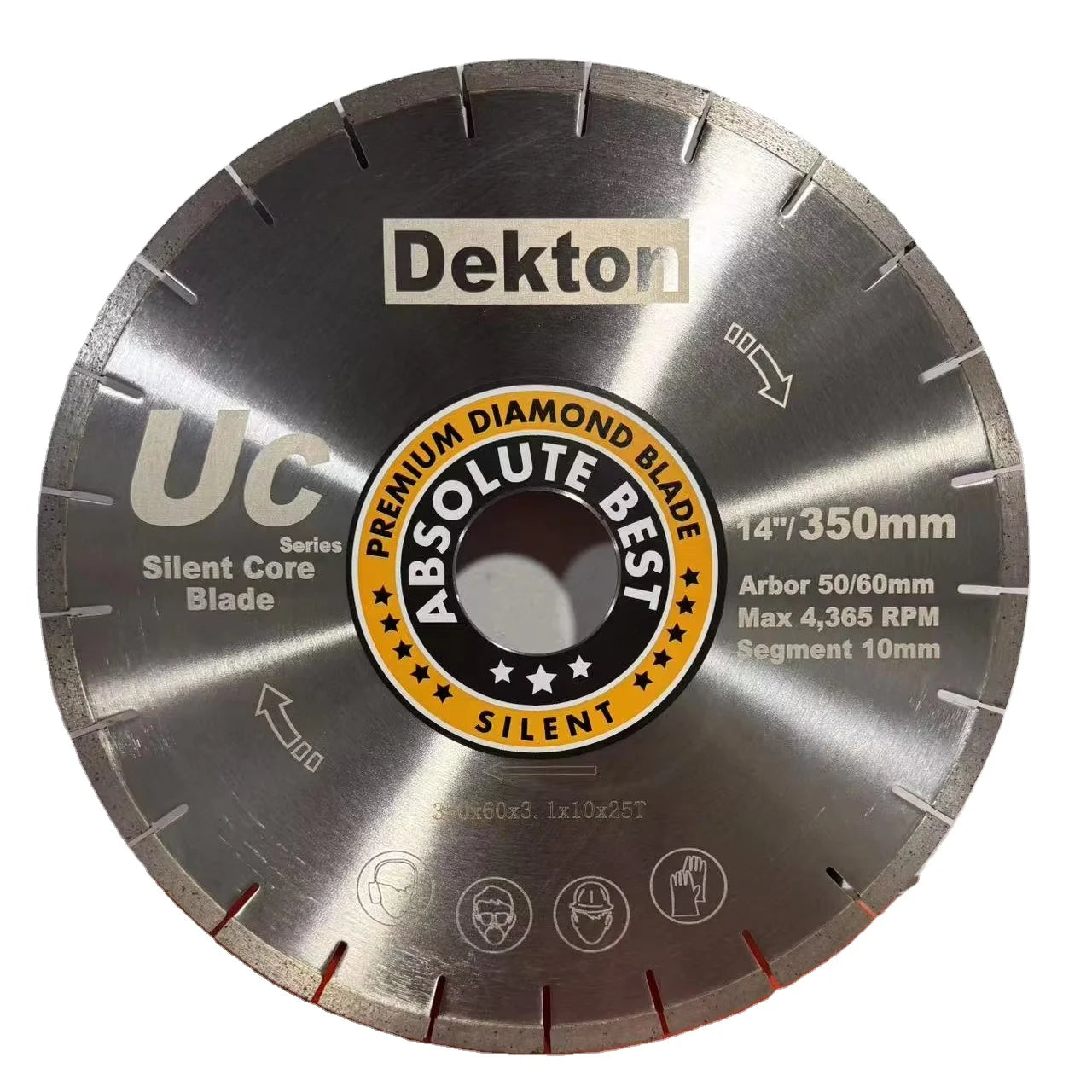 UC Silent Dekton Cutting Blades Large Diamond Saw Blades Smooth Cutting Dokton Best Quality Premium Dekton Cutting Blades