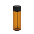 15ml Clear Glass Tubular Medicine Powder Containers Amber Glass Vial with Spoon