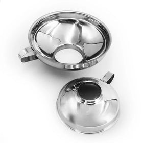 Mini Large and Small Wide and Regular Jars Stainless Steel Funnel for Oil Canning Kitchen Use