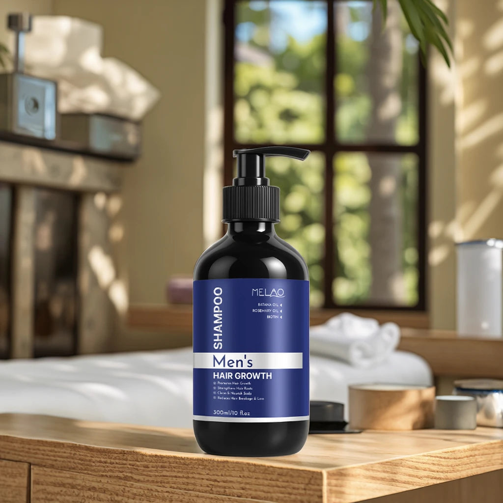 OEM Vegan Rosemary and Biotin Shampoo for Hair Growth Anti-Loss Hair Fuller Care Moisturizing Biotin Collagen Shampoo for Men