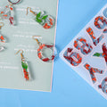 Fashion Silicone Alphabet Resin Molds Digital Alphabet Jewelry Silicone Resin Molds for DIY Craft Casting