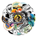 50PCS Cool MTB Outdoors Cool Mountain Bike Stickers Bicycle Decals