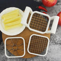 Food Safe Removable Potatoes Fries-Manual Operation 3 in 1 Multipurpose Vegetable Slicer Cutter