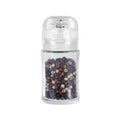 HOT Selling 3-Setting S/P Transparent Ceramic Grinder Top Manual Salt and Pepper Grinder with 70ml Glass Jar Eco-Friendly