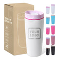 Customize Logo and Packaging 350ml and 20OZ Cute Mini Mugs Double Wall Stainless Steel Insulted Coffee Mugs