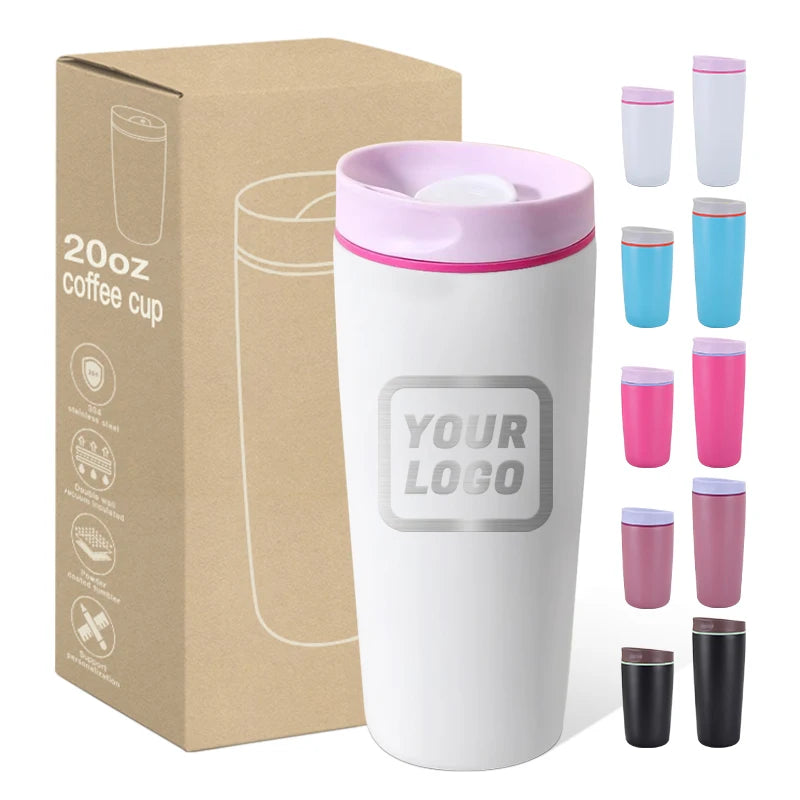 Customize Logo and Packaging 350ml and 20OZ Cute Mini Mugs Double Wall Stainless Steel Insulted Coffee Mugs