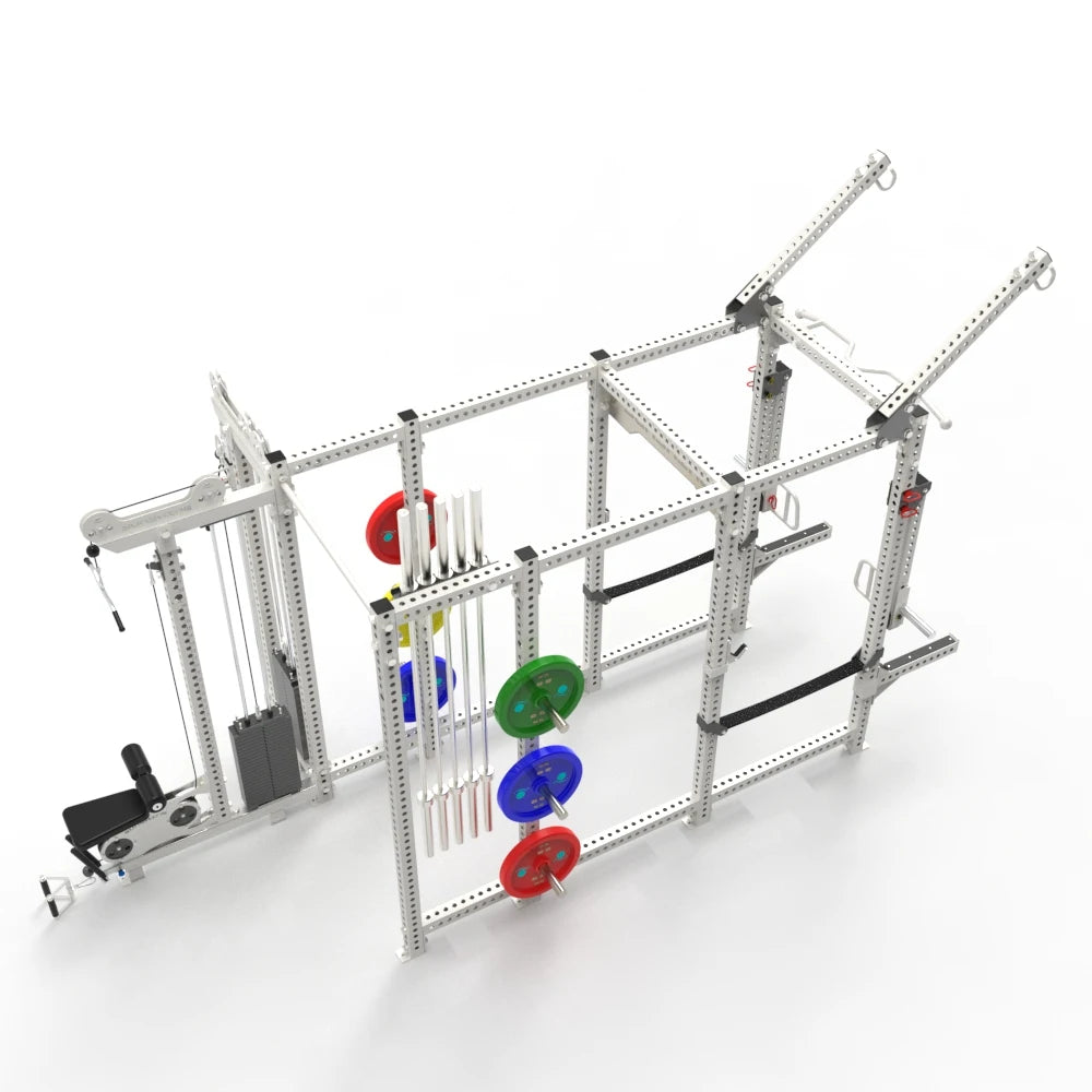 3 Station Cross Fitness Rigs and Racks Trainer Power Cable Gym Equipment Multi-Function Cable Machine for Gym Cross Training