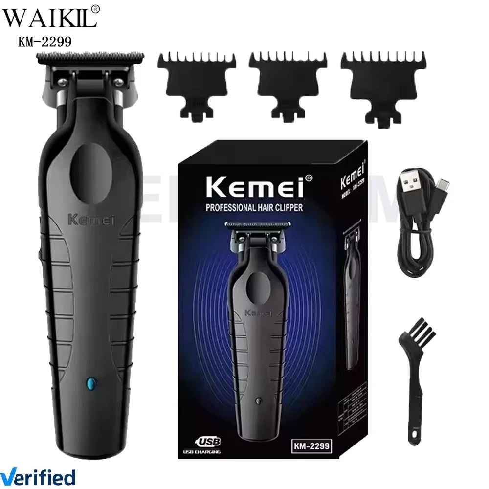Km2299 Professional Hair Beard Trimmer Grooming Kit Barber Haircut Shaving Electric Razor Shaver for Men