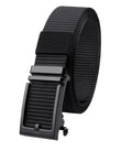 New Product Golf Casual Nylon Web Men's Belts for Men Jeans Shorts Adjustable Automatic Ratchet Buckle Nylon Tactical Belt Mens