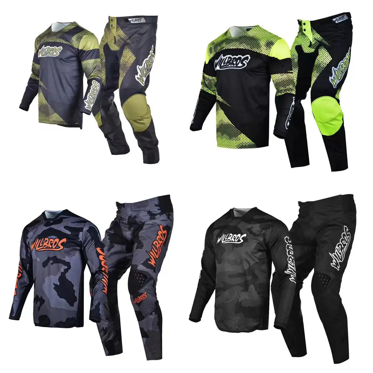 Unisex Racing & Outdoor Sports Rider Clothing Set Breathable for Motorcycle Off-Road & Bicycle Riding for Cyclists