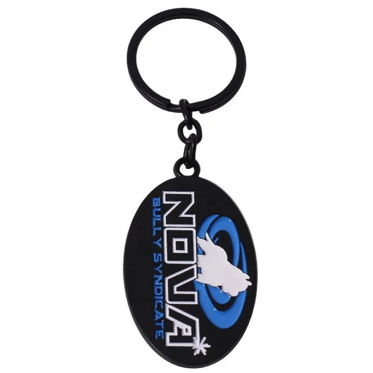 New Product Handbag Accessory Custom Enamel Letter Metal Keychain Decorative hang Tags for Tote Bags
