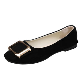 Hot Sale Spring and Autumn Mother's Shoes Flower Hollow Printed Casual Single Shoes