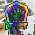 Adhesive Laser Hologram Label Sticker Customized Logo Label Holographic Sticker Rainbow Effect Custom Hologram Sticker Label