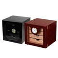 Cigar Storage Box Red Cedar Wood Display Standing Cigar Refrigerator Humidor Cabinet with 4 Trays Drawers and Dividers