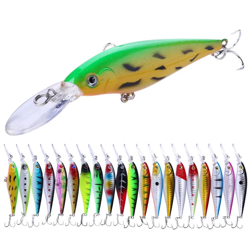 Wholesale MI026 11cm 10g Artificial Hard Plastic Bait Minnow Fishing Lures