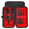 Hot Sale 7pcs Professional Stainless Steel Manicure Sets Luxurious Infant Foot & Finger Care Box Packed