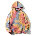 Hot Sell Popular Plain Breathable Hooded Hoodie Unisex Pullover Tie Dye Rainbow Hoodie