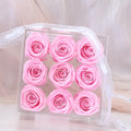 Every Love Clear Single Rose Acrylic Flower Box Customized Clear Transparent Luxury Flower Acrylic Display Boxes with Lid