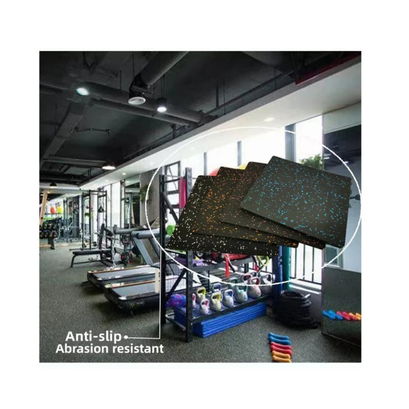 Durable EPDM 15/20/25mm Home Gym Rubber Flooring Tiles 30mm