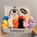 Ready to Ship Wholesale Packaging Custom Bulk Furry Elastic Hair Band Microfiber Towel Scrunchy Big Velvet Scrunchies 5-7 Days