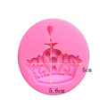 D-0212 Retro crown liquid silicone mold cake baking Fondant turning chocolate mold cake decorative baking tool