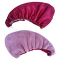 Quick Dry Microfiber Satin Hair Towel Wrap for Hair Care Silk Cover Turban Cap