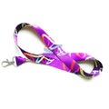 Custom Professional Silkscreen Sublimation Thermal Transfer ID Card Holder Polyester Neck Lanyards