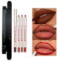 Makeup Private Label Matte Waterproof Gold Lipliner Pencil Vegan Organic Dark Creamy Brown Lip Liner